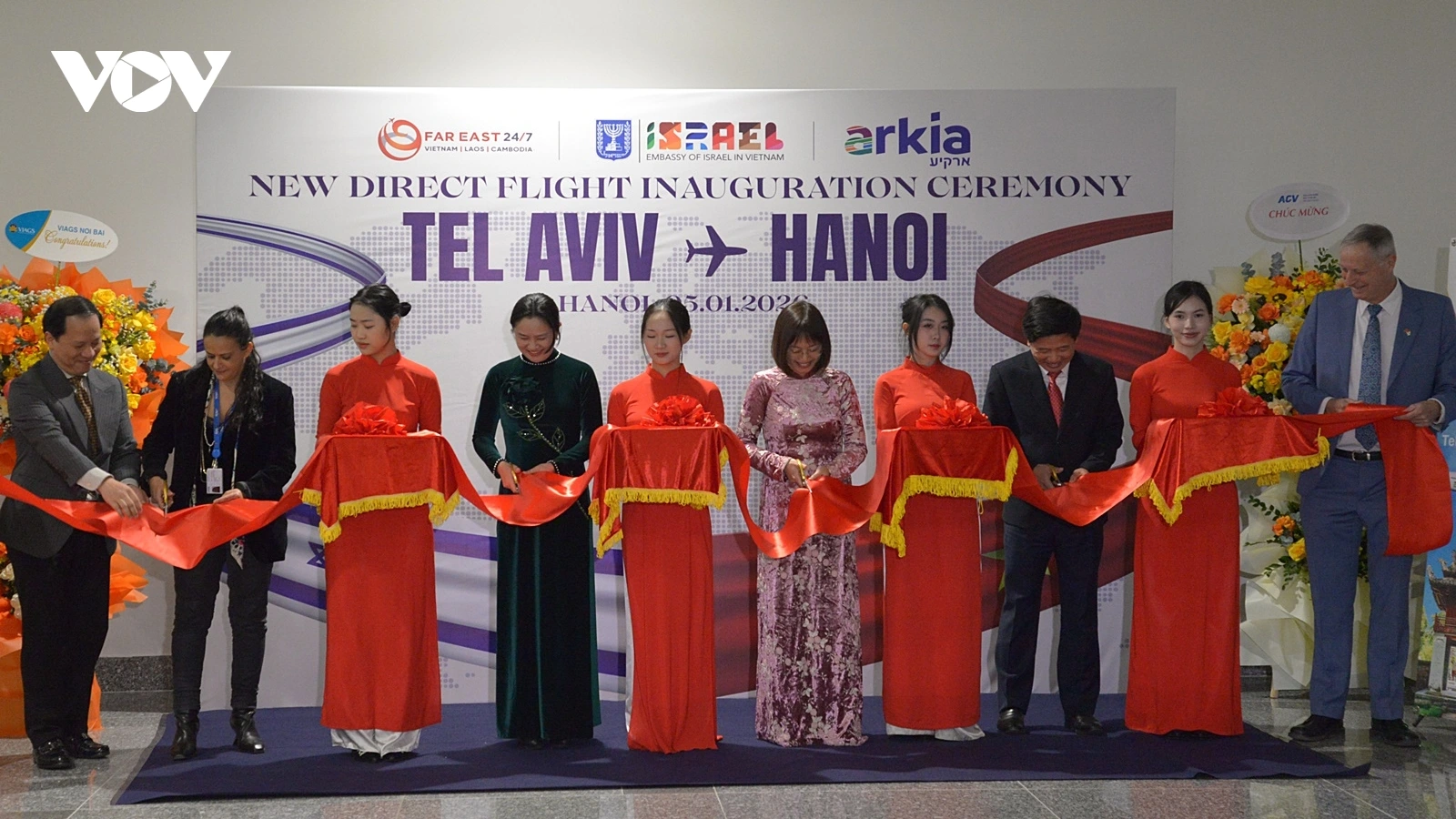 Chuyến bay thẳng lịch sử giữa Israel và Việt Nam